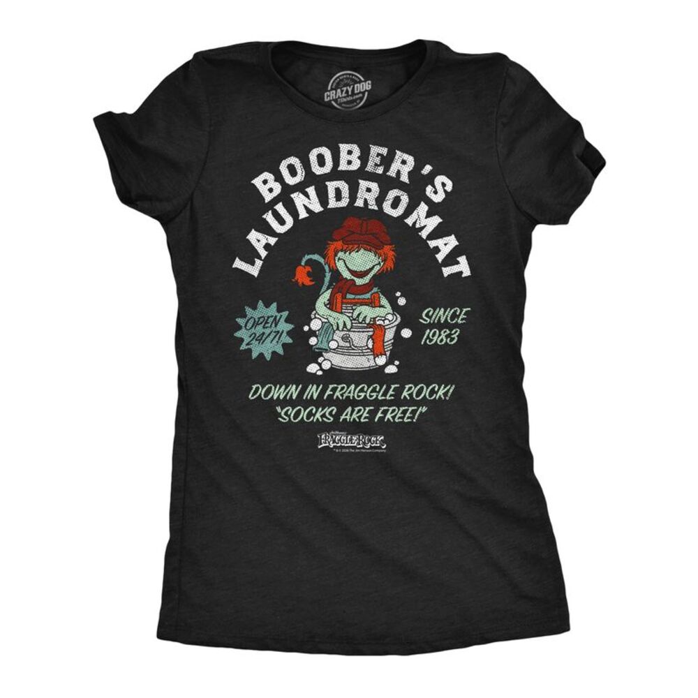 Womens T Shirt Boobers Laundromat Jim Henson's Fraggle Rock Tee
